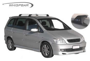 Holden Zafira Yakima Whispbar Roof Racks